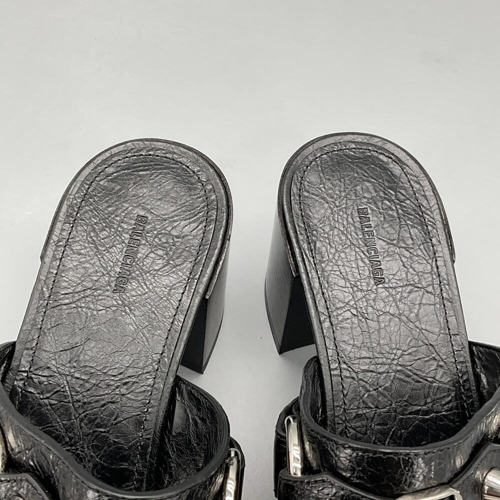 NEW Balenciaga Women’s City Thong Sandals Black Size US 10C/IT 40C - Picture 6 of 11